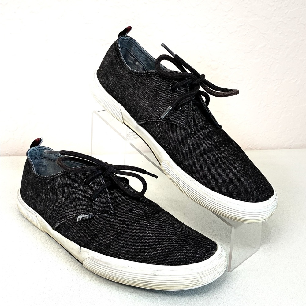 Ben Sherman Bristol Sneaker Men’s 9 UK 8 EU 42 Dark Gray Lace Up Low Top Casual